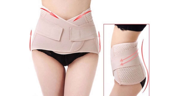 Đai nịt bụng thường được làm từ các chất liệu có độ co giãn tốt