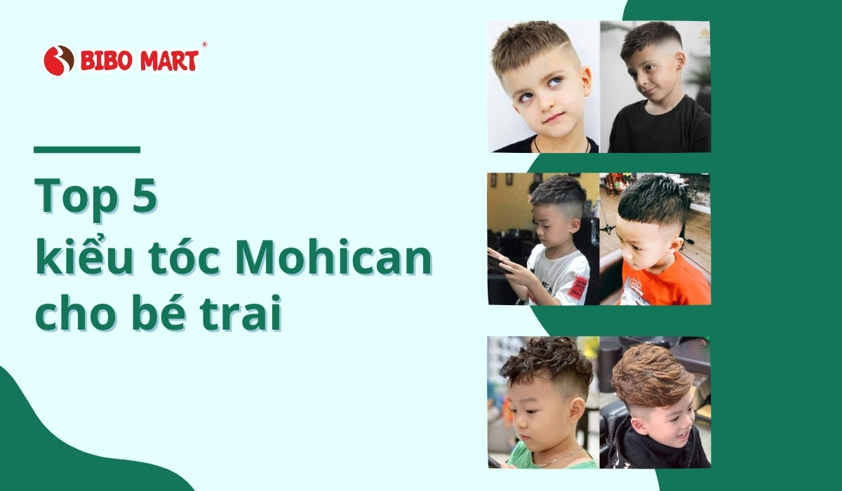 Top 5 kiểu tóc Mohican cho bé trai hot trend nhất năm 2025
