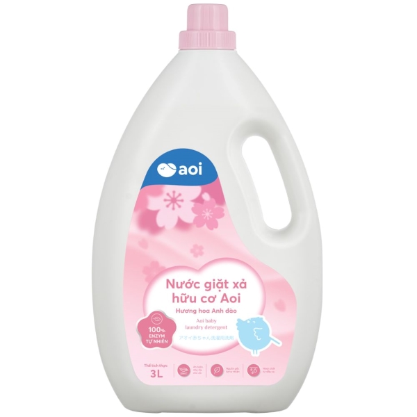 Nước giặt xả AOI 2 trong 1 - giặt sạch xả mềm