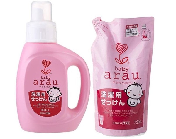 Giặt sạch an toàn với chiết xuất thảo mộc từ Arau Baby
