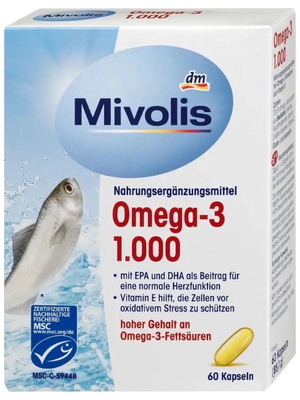 Omega-3 1000 thương hiệu Mivolis
