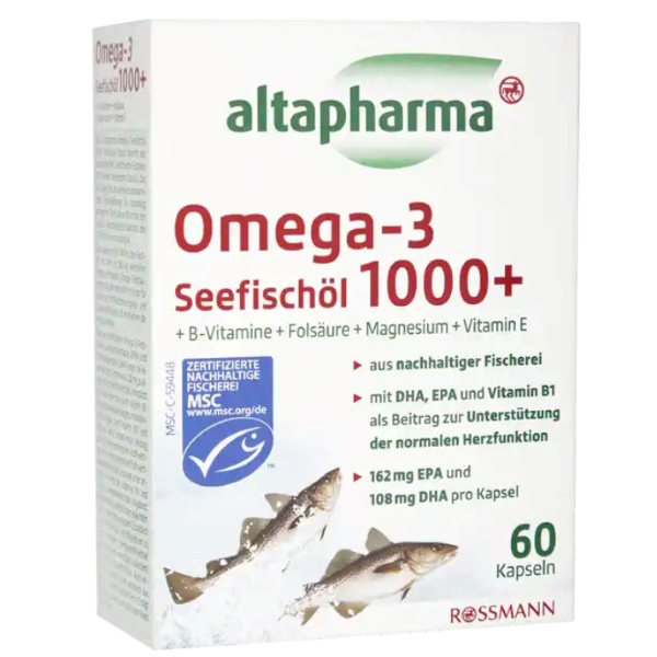 Omega 3 Seefischöl 1000+ thương hiệu Altapharma