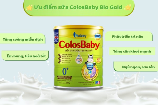 Ưu điểm của ColosBaby Bio Gold