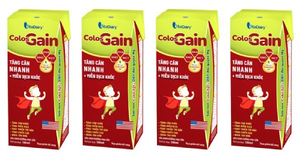 Sữa Colos Gain hộp 180ml