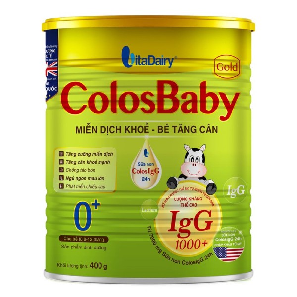 Sữa ColosBaby Gold 0 hộp 400g