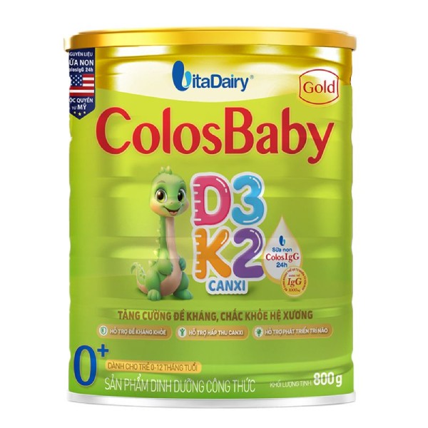Sữa ColosBaby Gold D3K2 số 0