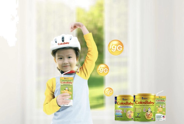 Sữa non chứa kháng thể IgG 24h giúp tăng sức đề kháng cho bé