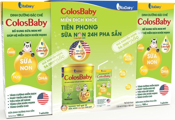 Sữa bột pha sẵn ColosBaby 180ml