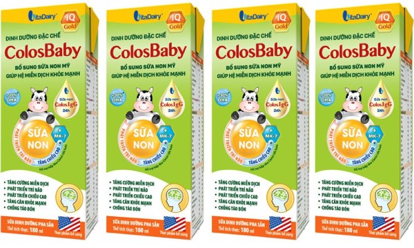 Sữa bột pha sẵn ColosBaby IQ Gold 180ml