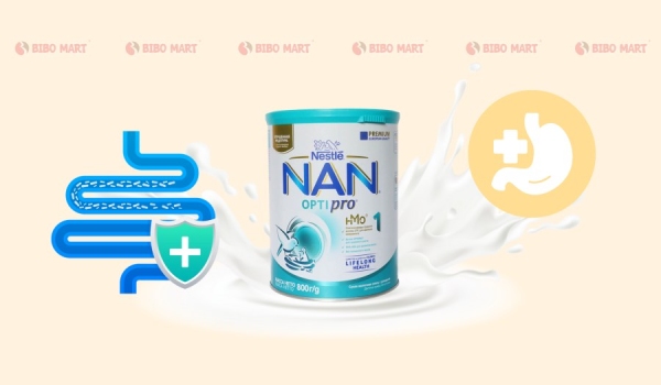 Sữa Nan hỗ trợ đường tiêu hóa