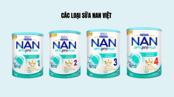 Sữa Nan Optipro Plus đa dạng dạng sản phẩm