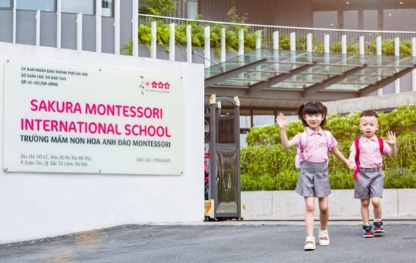 Học phí Sakura Montessori dao động 6 -13 triệu đồng