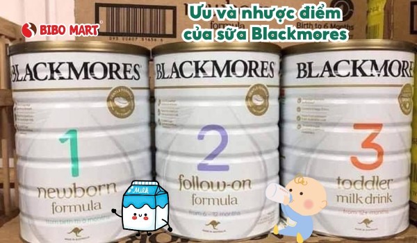 ưu và nhược điểm của sữa Blackmore