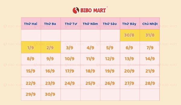 Người lao động nghỉ 2 ngày/tuần nghỉ lễ 2/9 mấy ngày? 