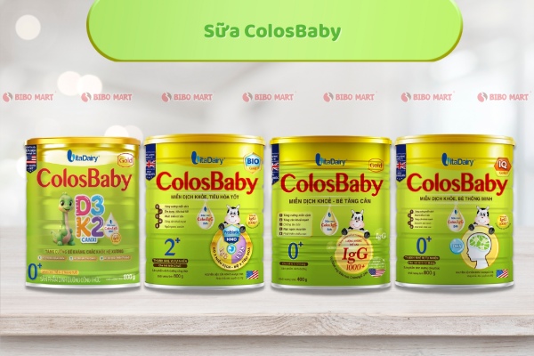 Các dòng sữa Sữa ColosBaby