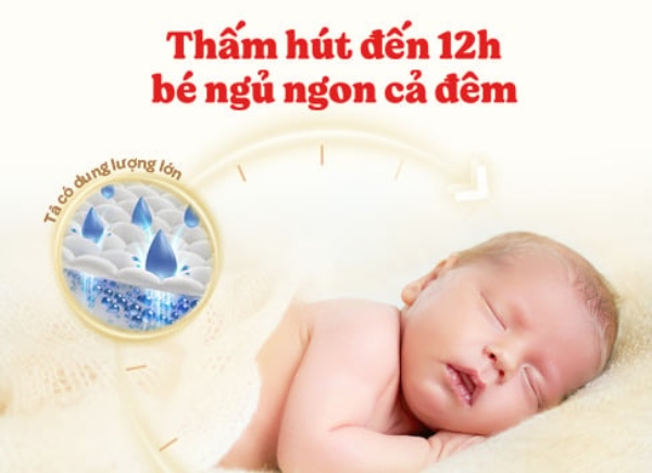 Tã Huggies Skin Perfect có khả năng thấm hút vượt trội 