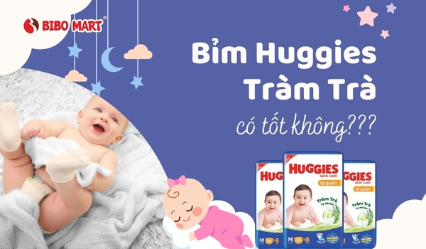 Bỉm Huggies Tràm Trà