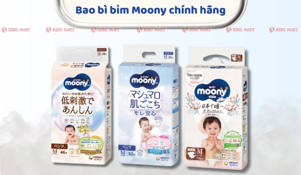 Bao bì bỉm Moony chính hãng