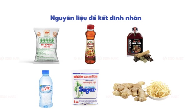 Cần chuẩn bị gì khi kết dính nhân bánh?