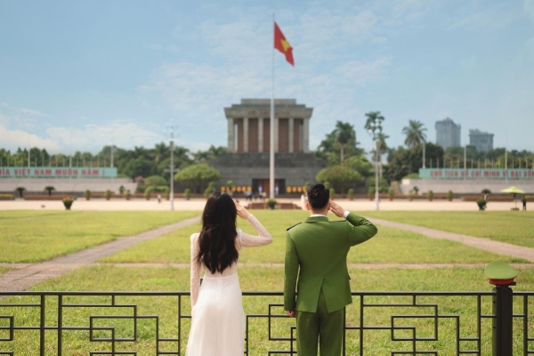 Chụp hình Lăng Bác ngày Quốc khánh