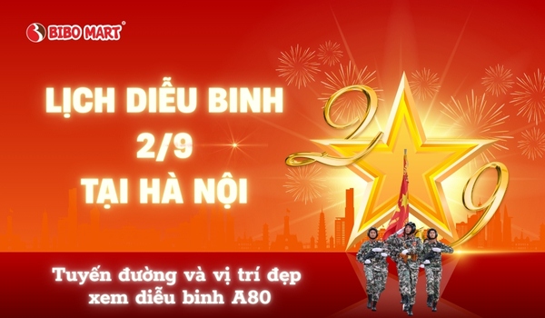 Cập nhật lộ trình lịch diễu binh 2/9 và vị trí xem diễu binh đẹp nhất