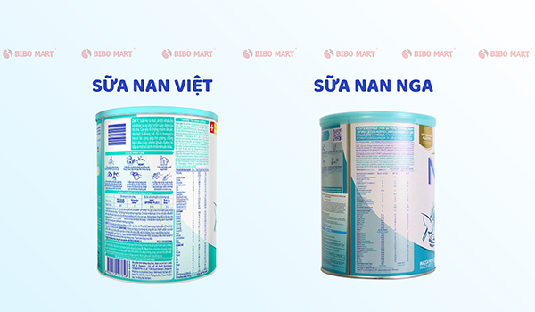 Mã vạch sữa Nan Việt và Nan Nga