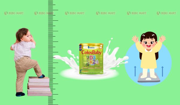 Sữa ColosBaby hỗ trợ bé tăng cân và phát triển chiều cao