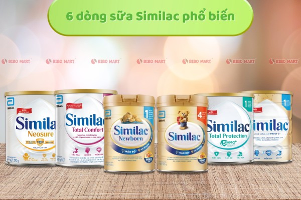 6 dòng sữa Similac chính