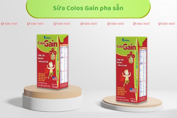Sữa Colos Gain pha sẵn cho bé