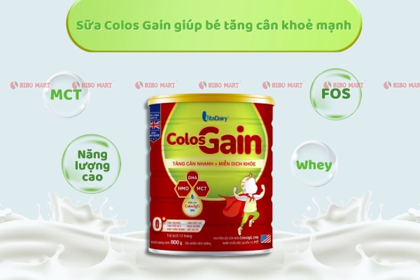 ColosGain giúp bé tăng cân