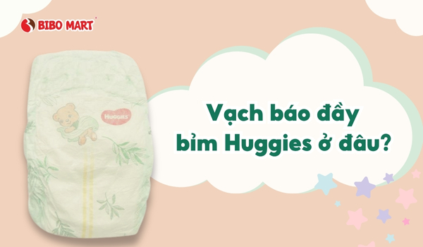 Vạch báo đầy bỉm Huggies ở đâu