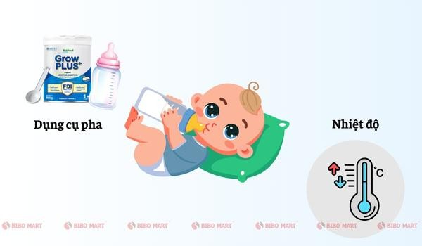 Sữa bột pha để được bao lâu tuỳ theo môi trường