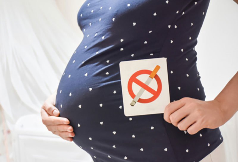Không hút thuốc để tránh làm ảnh hưởng đến nhau thai